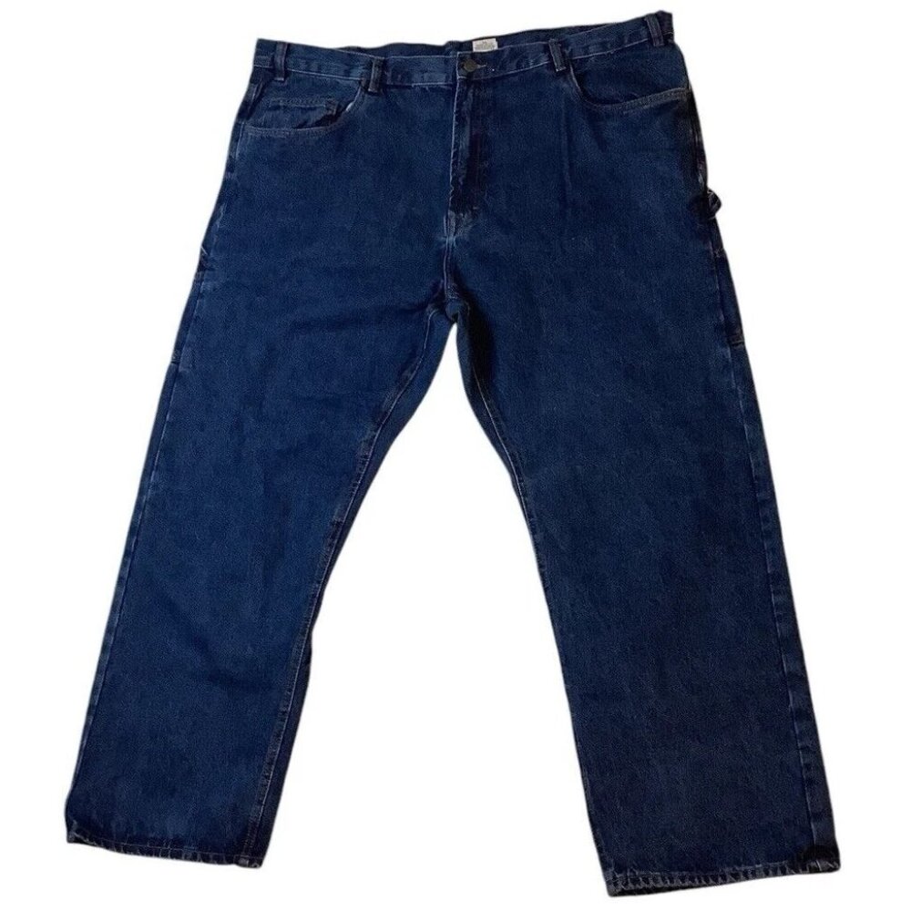 NWOT Berne Carpenter Blue Denim Jeans Pants Mens Size 36X32